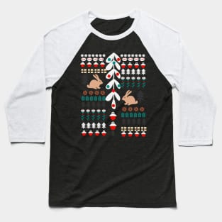 Sweet Christmas bunnies Baseball T-Shirt